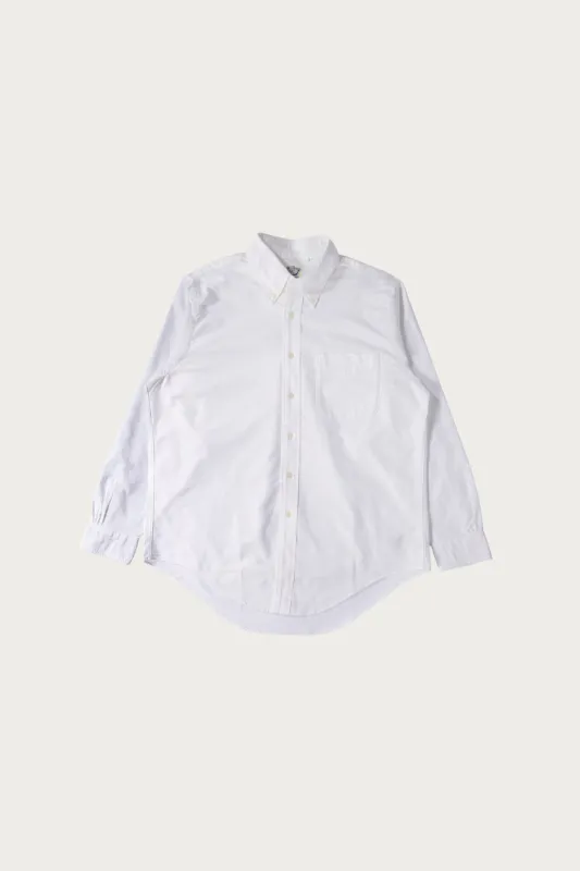 Oxford Standard Buttondown Shirt - White made by orSlow