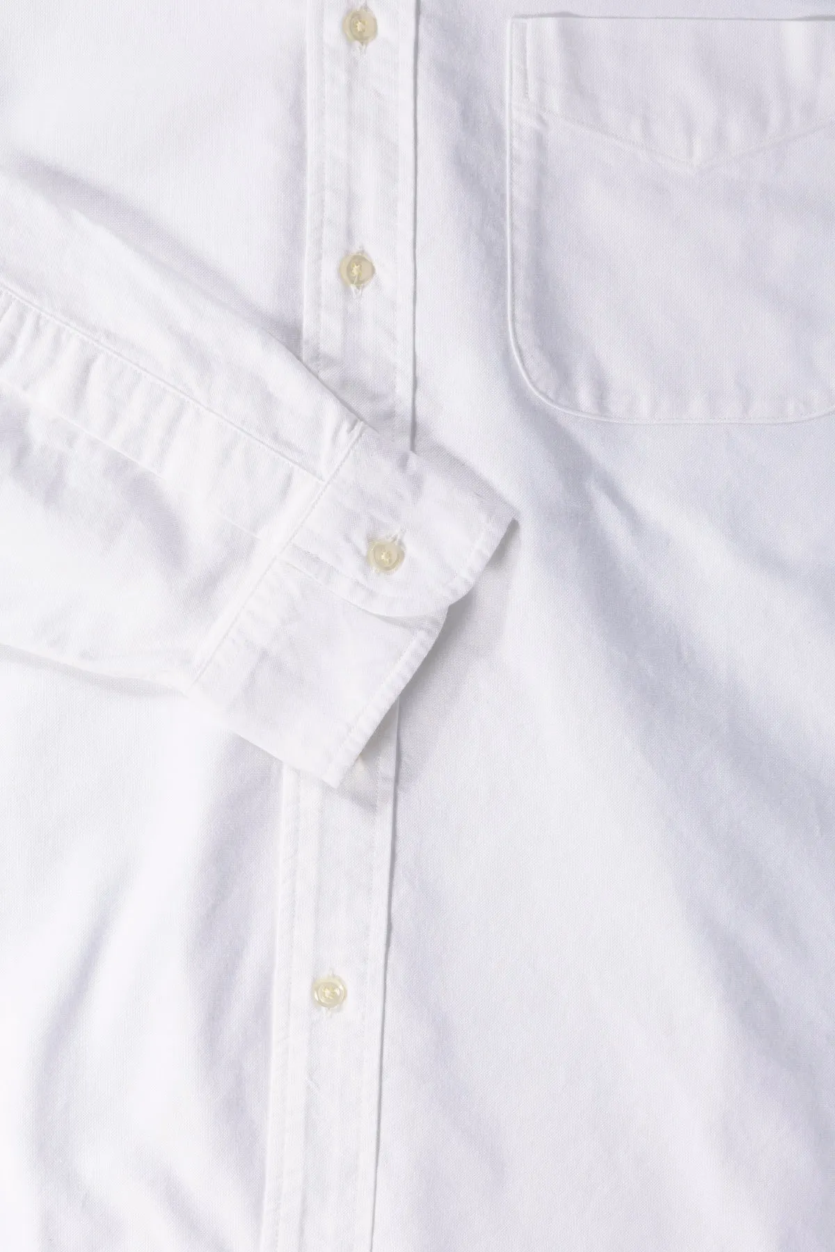 Oxford Standard Buttondown Shirt - White sold by Canoe Club product image thumbnail 3