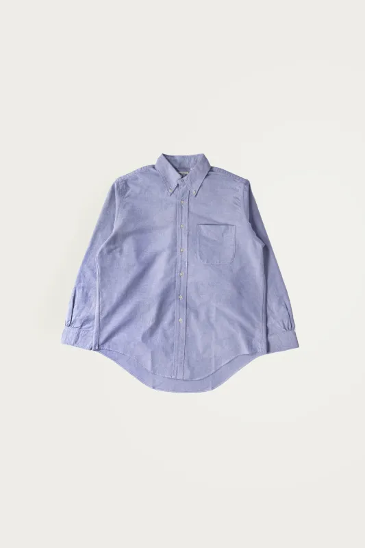 Oxford Standard Buttondown Shirt - Light Blue made by orSlow