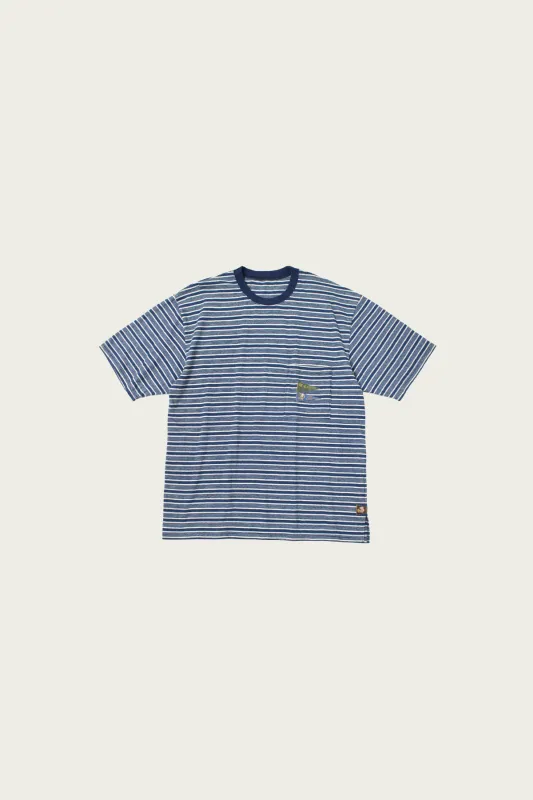 IDG Stripe Jersey PENNANT T (3 flags) - Taki Stripe made by Kapital