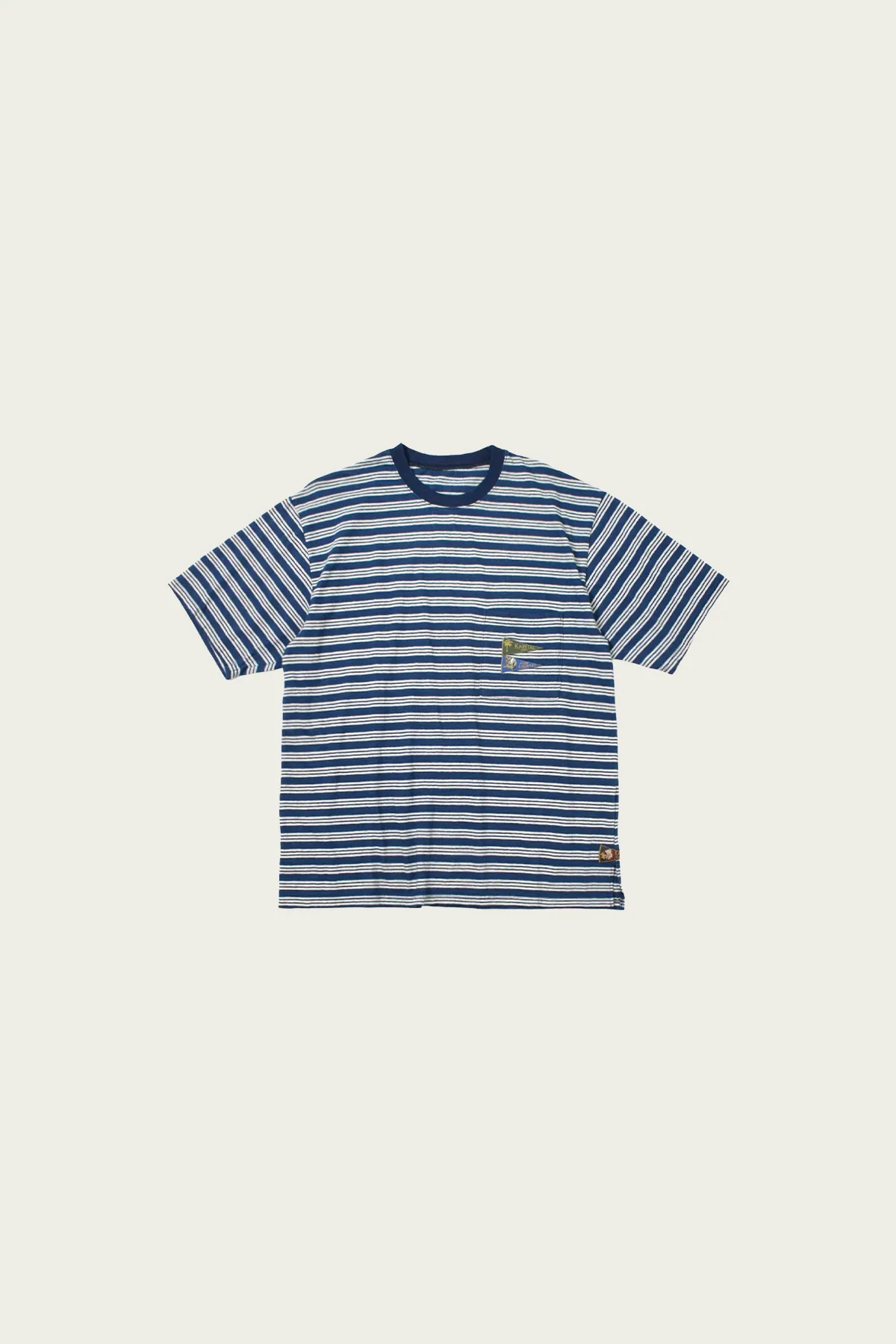 IDG Stripe Jersey PENNANT T (3 flags) - Yatara Stripe sold by Canoe Club