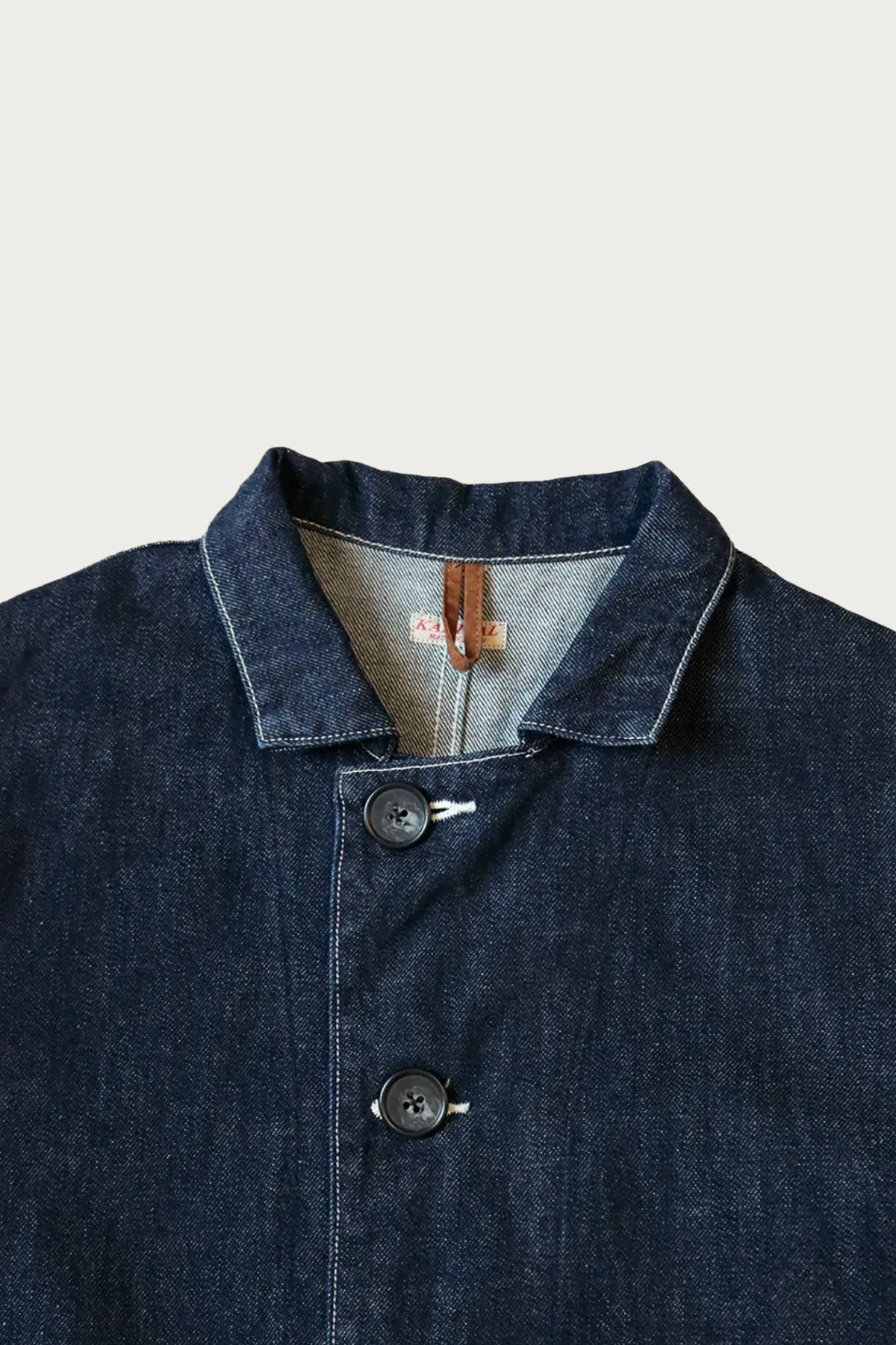 11.5ozDenim x 8ozDenim RINGOMAN Coverall - Indigo sold by Canoe Club product image thumbnail 3