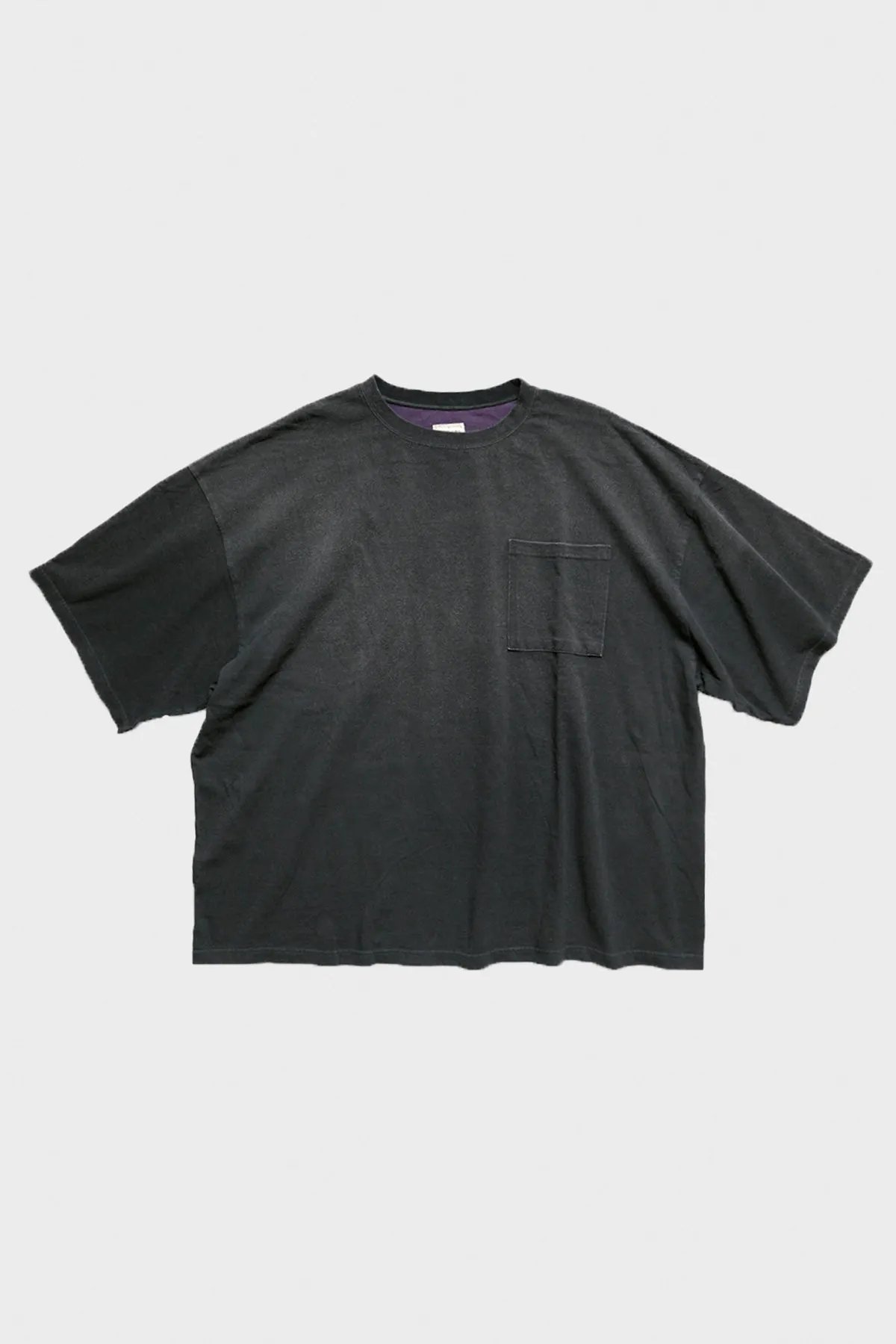Jersey 2TONES BIG Pocket TEE (BONE) - Black/Purple sold by Canoe Club product image thumbnail 5
