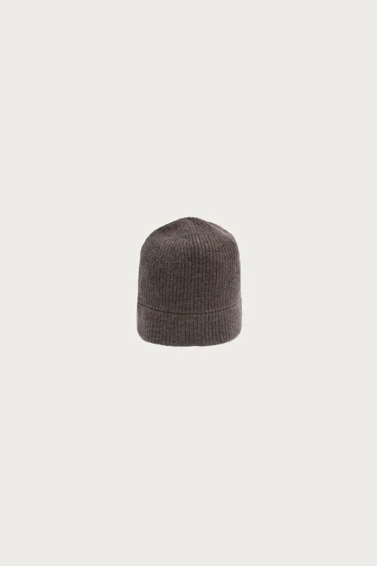 Bump Beanie - Taupe Melange made by Lady White Co.