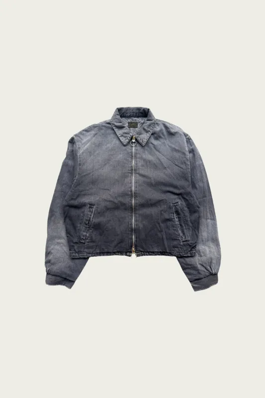 11.5ozBLKxBLK Denim HACKSAW Drizzler JKT - Pro made by Kapital