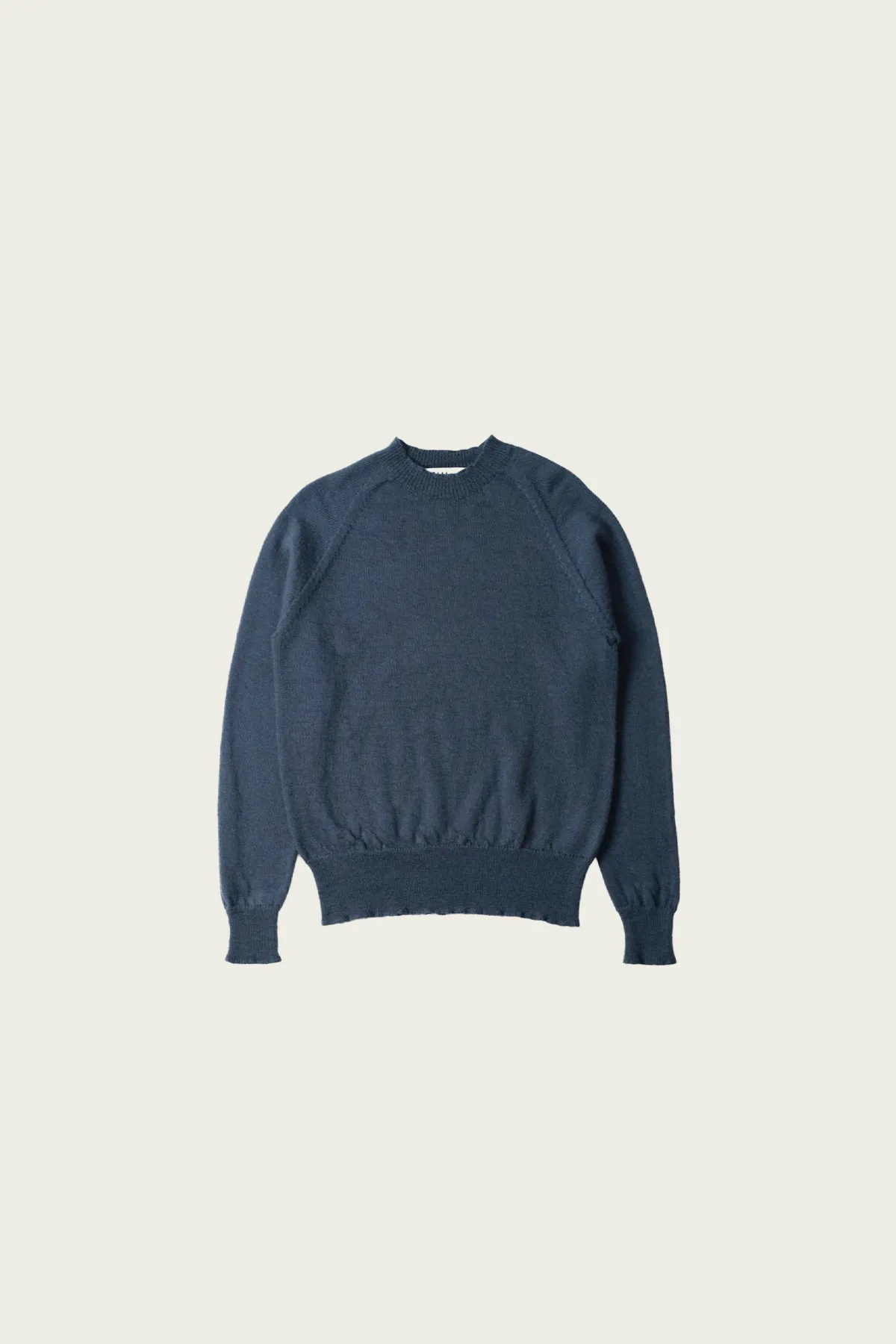 MHL Crew Neck - Uniform Blue Virgin Wool sold by Canoe Club
