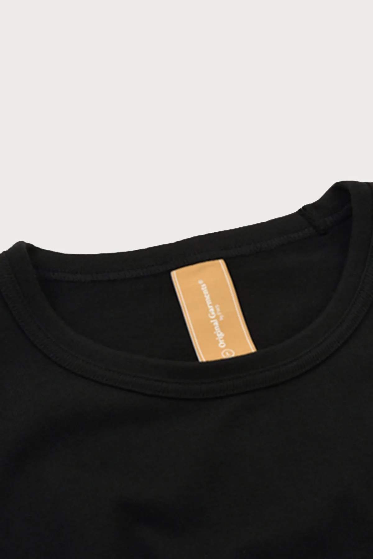 OG Double Rib Oversized Tee - Black sold by Canoe Club product image thumbnail 3