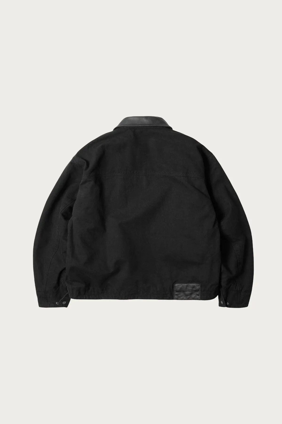 Heavy Canvas Destroyed Work Jacket - Black sold by Canoe Club product image thumbnail 3