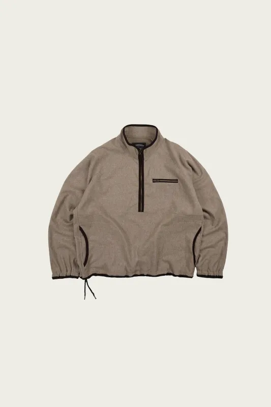 Wool Half Pullover - Desert Beige made by FrizmWORKS