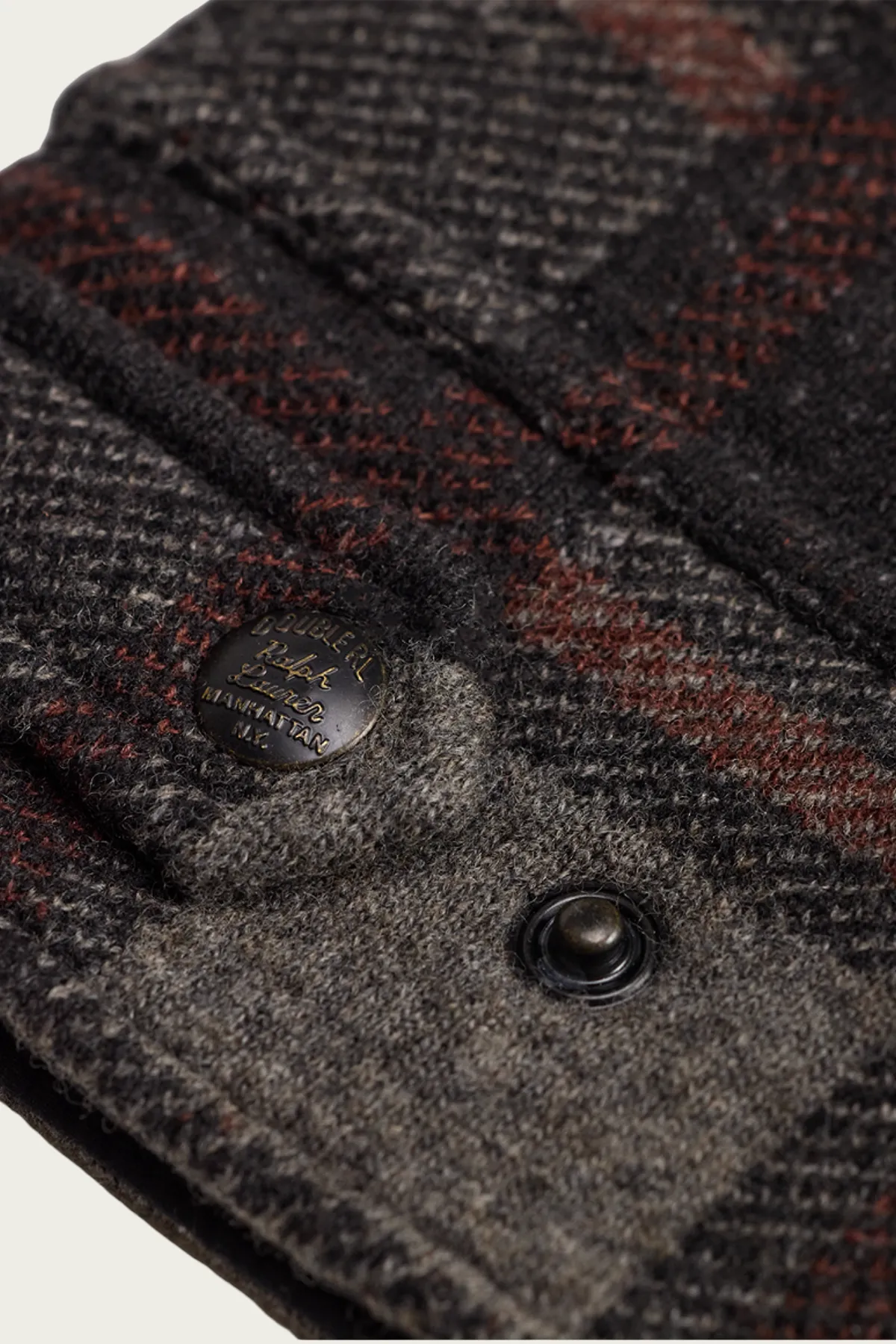 Plaid Wool Cardigan - Grey Multi sold by Canoe Club product image thumbnail 4