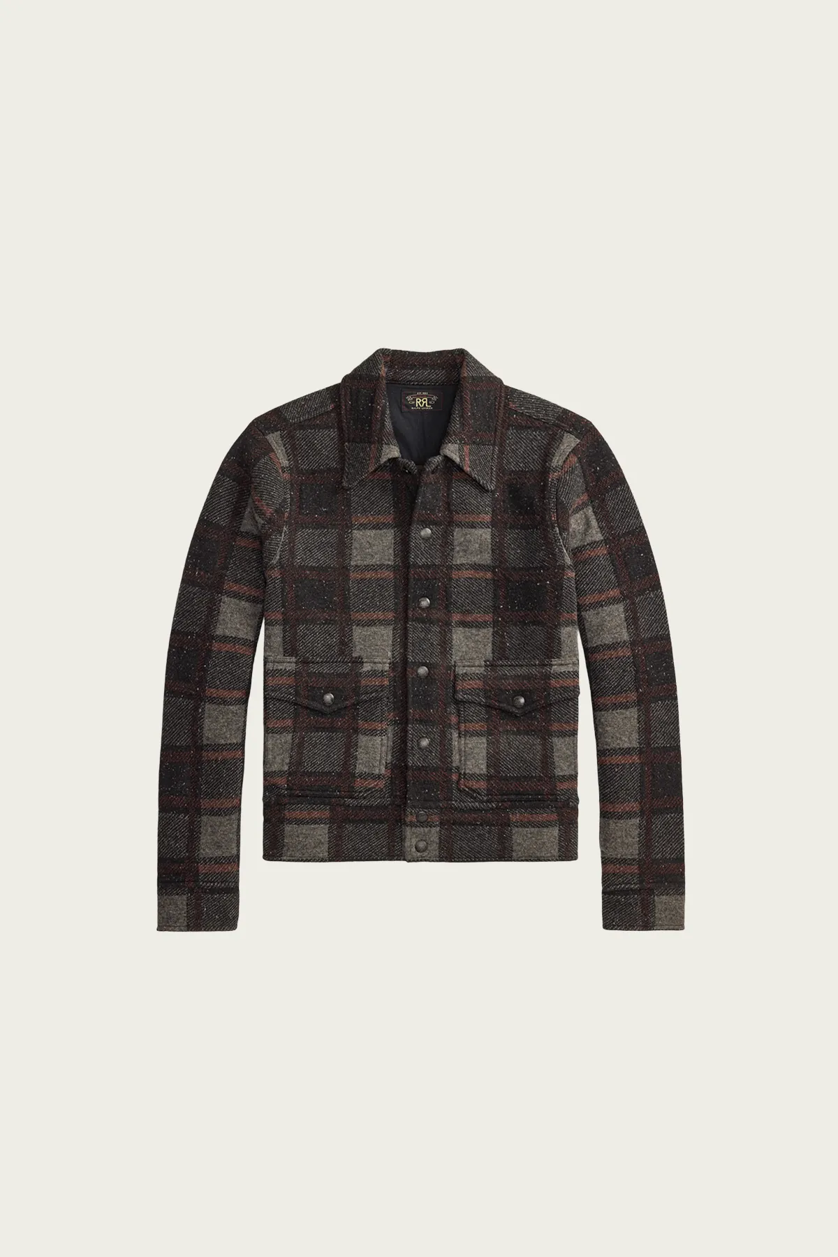 Plaid Wool Cardigan - Grey Multi sold by Canoe Club