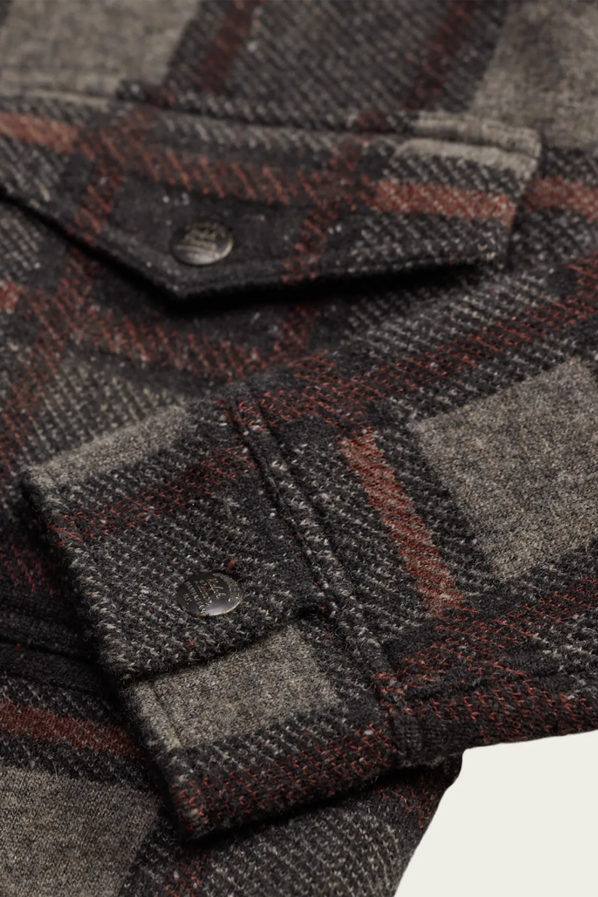 Plaid Wool Cardigan - Grey Multi sold by Canoe Club product image thumbnail 5