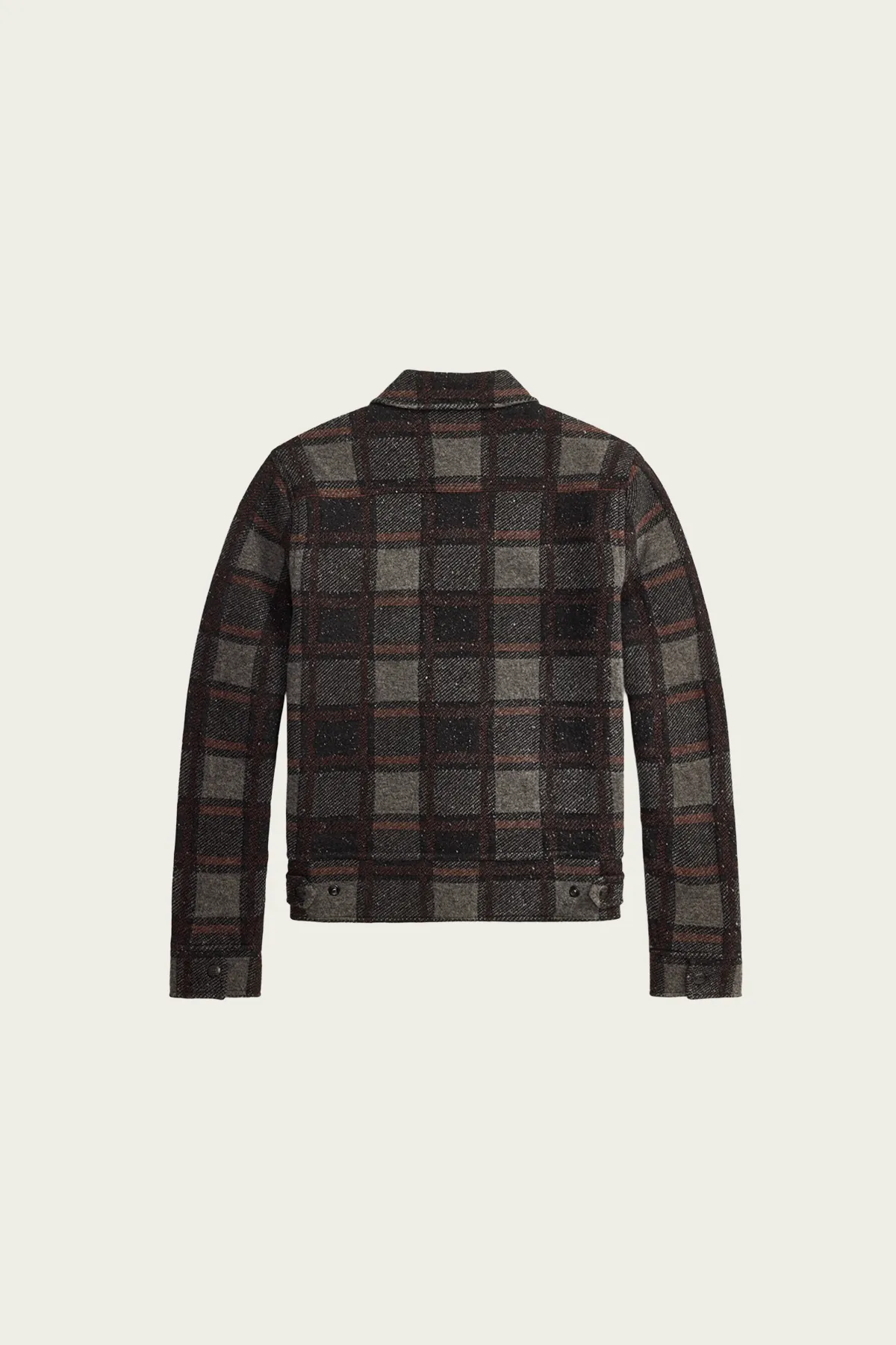 Plaid Wool Cardigan - Grey Multi sold by Canoe Club product image thumbnail 2