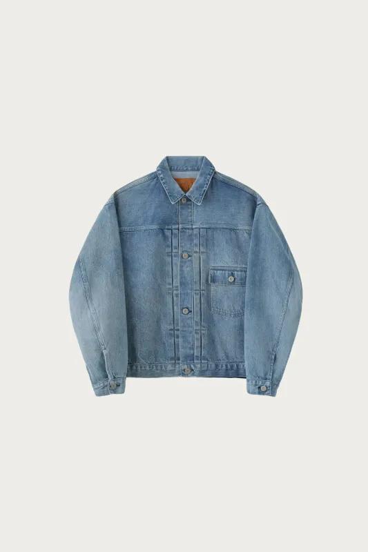 Classic Faded Jean Jacket - Indigo made by Canoe Club