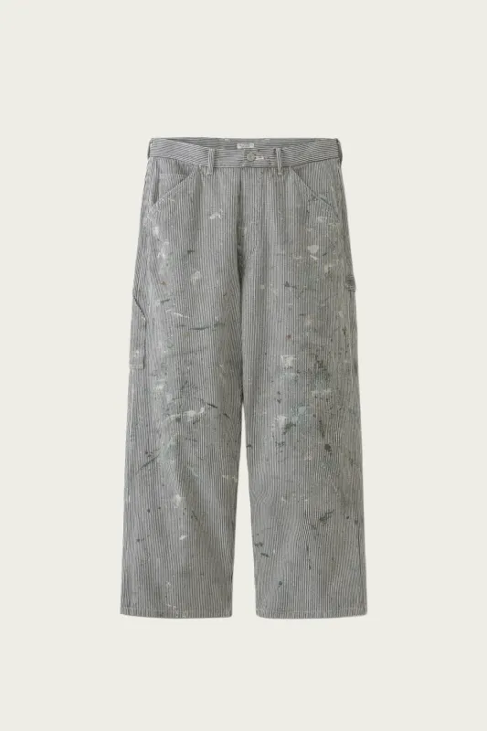 Denim Painter Trousers - Hickory (Painted) made by Canoe Club