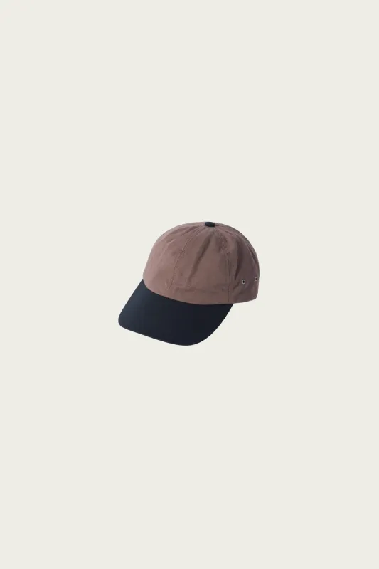 Combination Bill Cap - S.Bordeaux / Navy made by Canoe Club