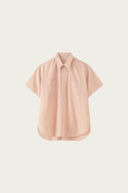 C/L Pullover SS Work Shirt - Shell Pink made by Canoe Club