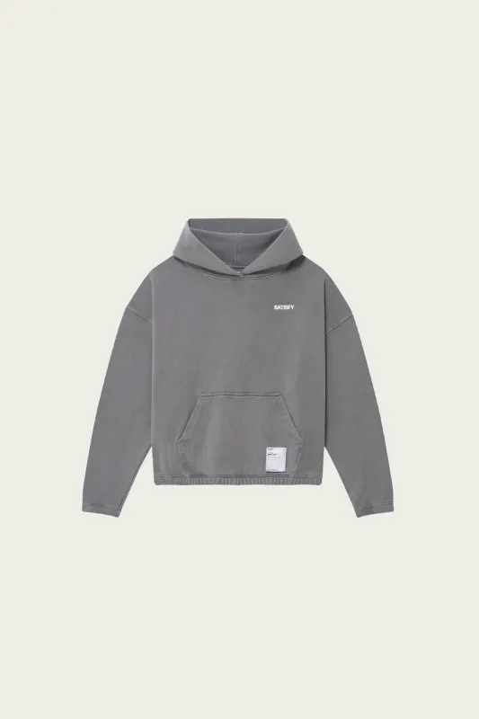 SoftCell Hoodie - Aged Grey made by Satisfy Running