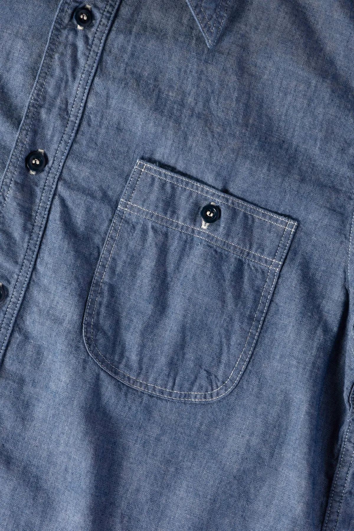 Relaxed Fit Chambray Work Shirt - Chambray sold by Canoe Club product image thumbnail 3