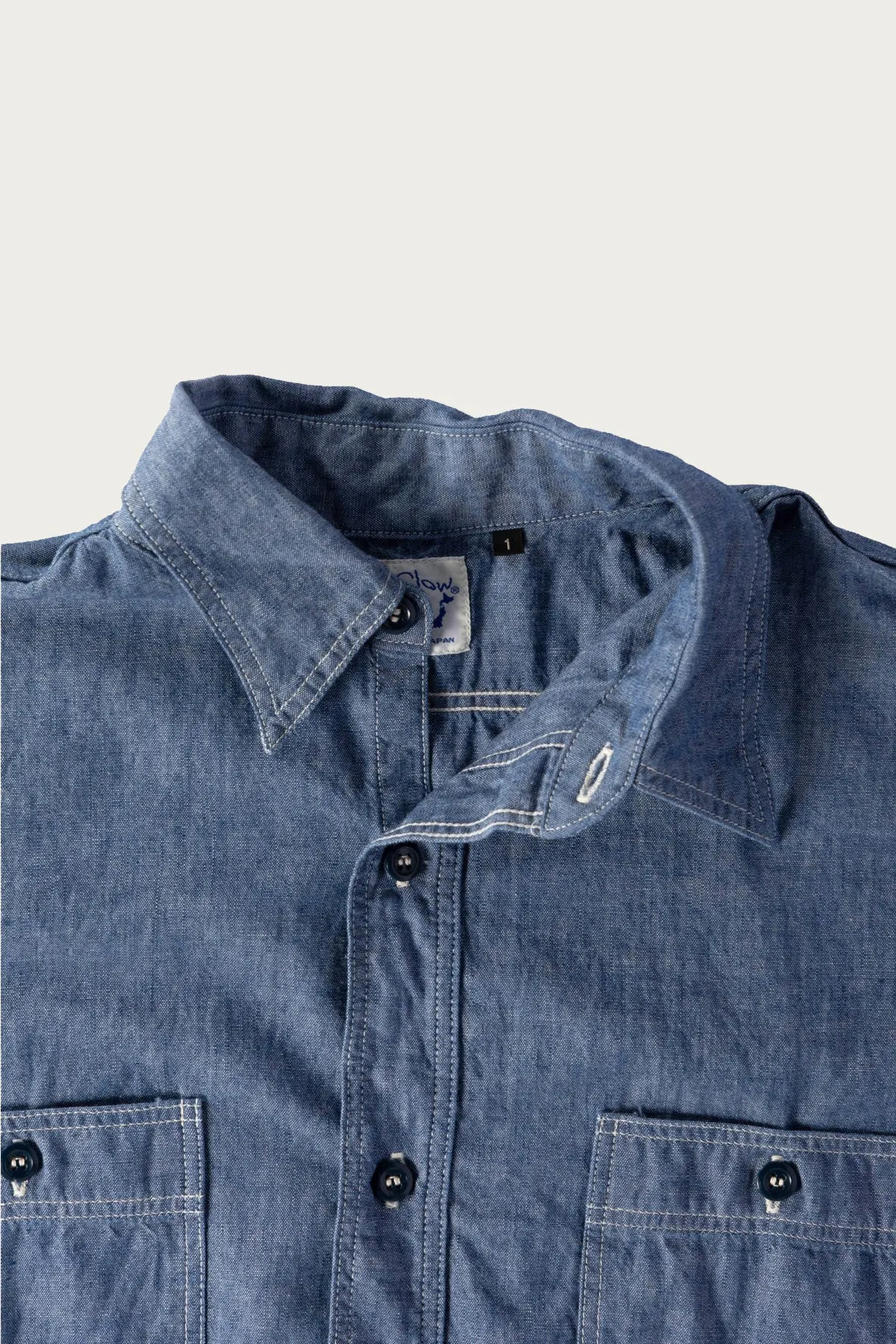 Relaxed Fit Chambray Work Shirt - Chambray sold by Canoe Club product image thumbnail 2