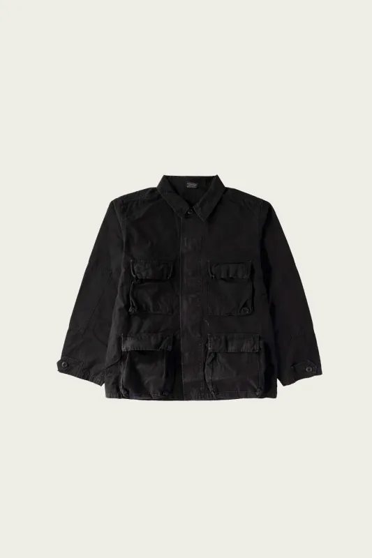 B.D.U Jacket - Stone Washed Black - Black made by orSlow