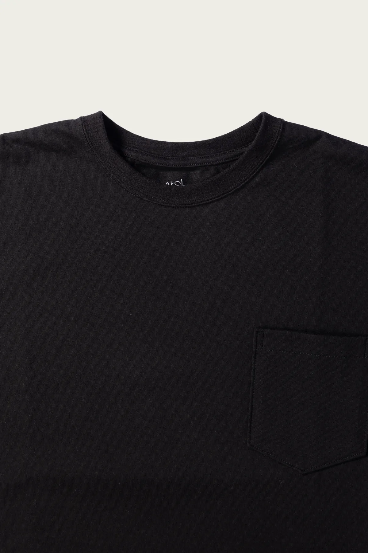 Sturdy Cotton T-Shirt With Pocket - Black sold by Canoe Club product image thumbnail 2