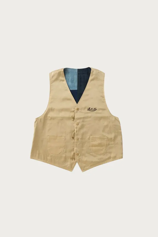 (I.C.T.) Newfolk Vest - Beige made by Visvim
