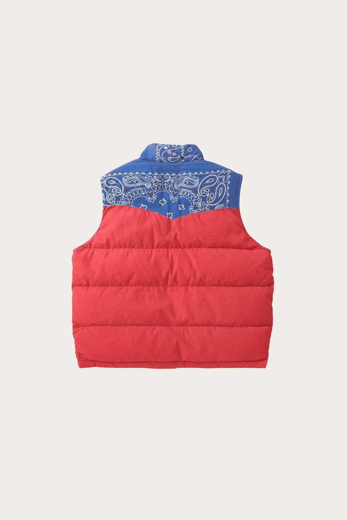 (I.C.T.) Kerchief Down Vest - Red sold by Canoe Club product image thumbnail 2