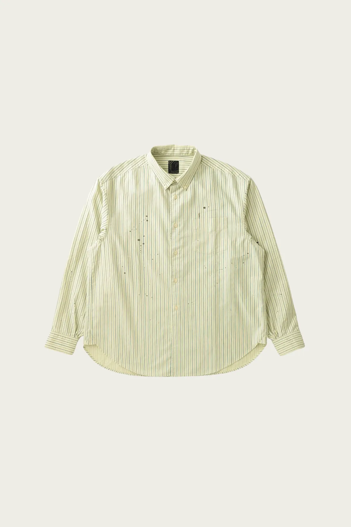 (I.C.T.) Beiler Ox Shirt L/S - Yellow Stripe sold by Canoe Club