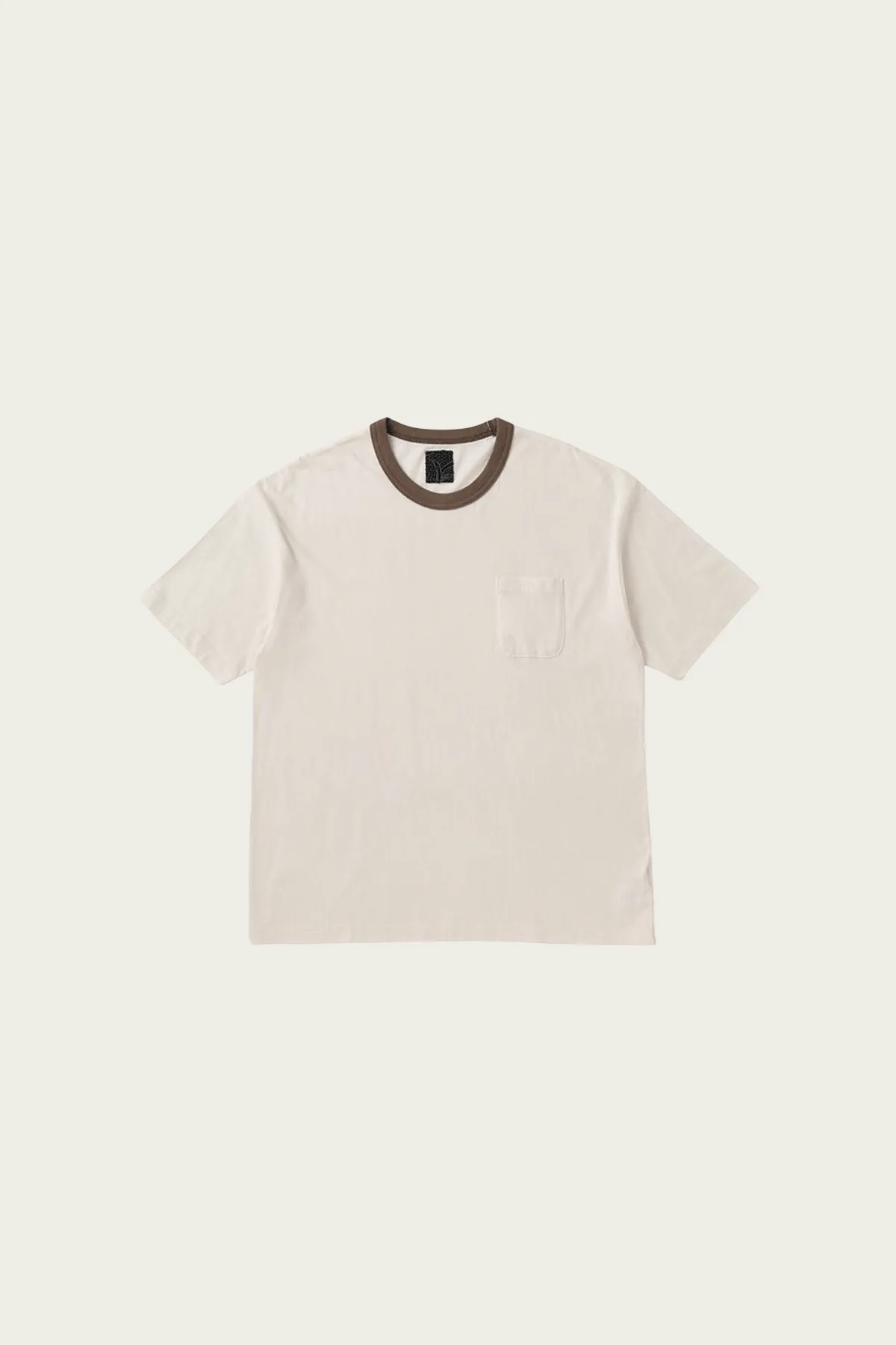 (I.C.T.) Jumbo Tee S/S 2-Tone (N.D.) - Lt. Mud sold by Canoe Club