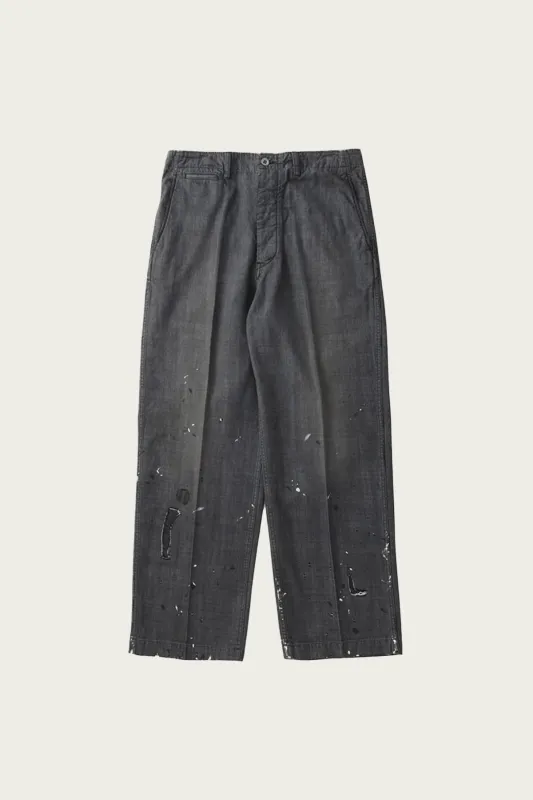 (I.C.T.) Broader Chino Crash - Black made by Visvim
