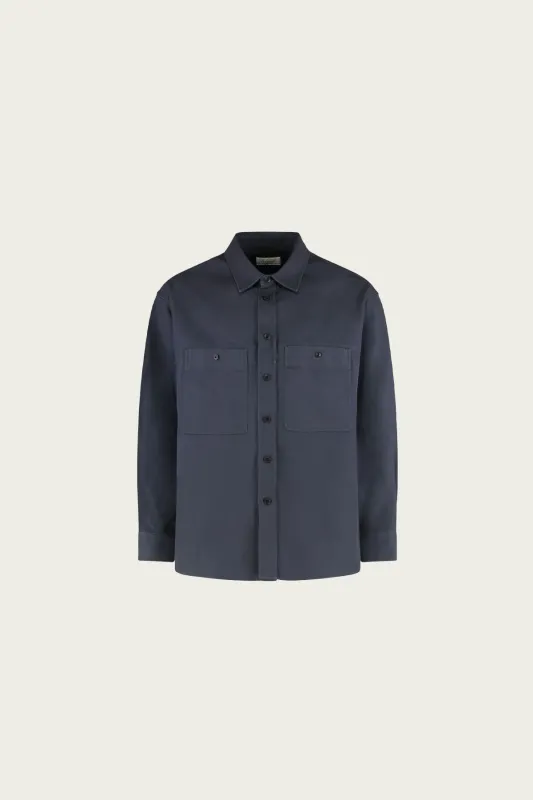 Two Pockets Shirt - Storm Blue made by Lemaire