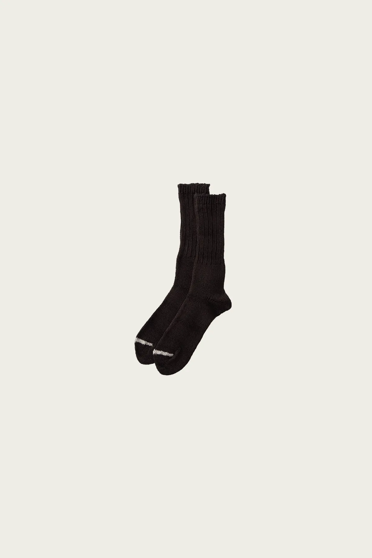 Linen Low Gauge Socks - Ink Black sold by Canoe Club