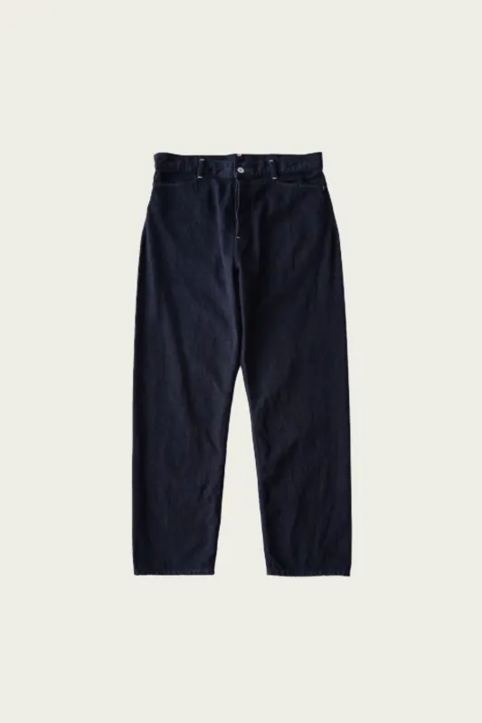 Upcyclino Skewed Denim Pants - Indigo Blue made by Confect by Nestrobe