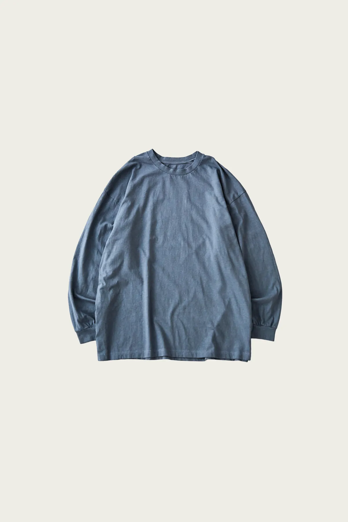 Upcyclino Basic Jersey Long Sleeve Big T-Shirt - Sax sold by Canoe Club
