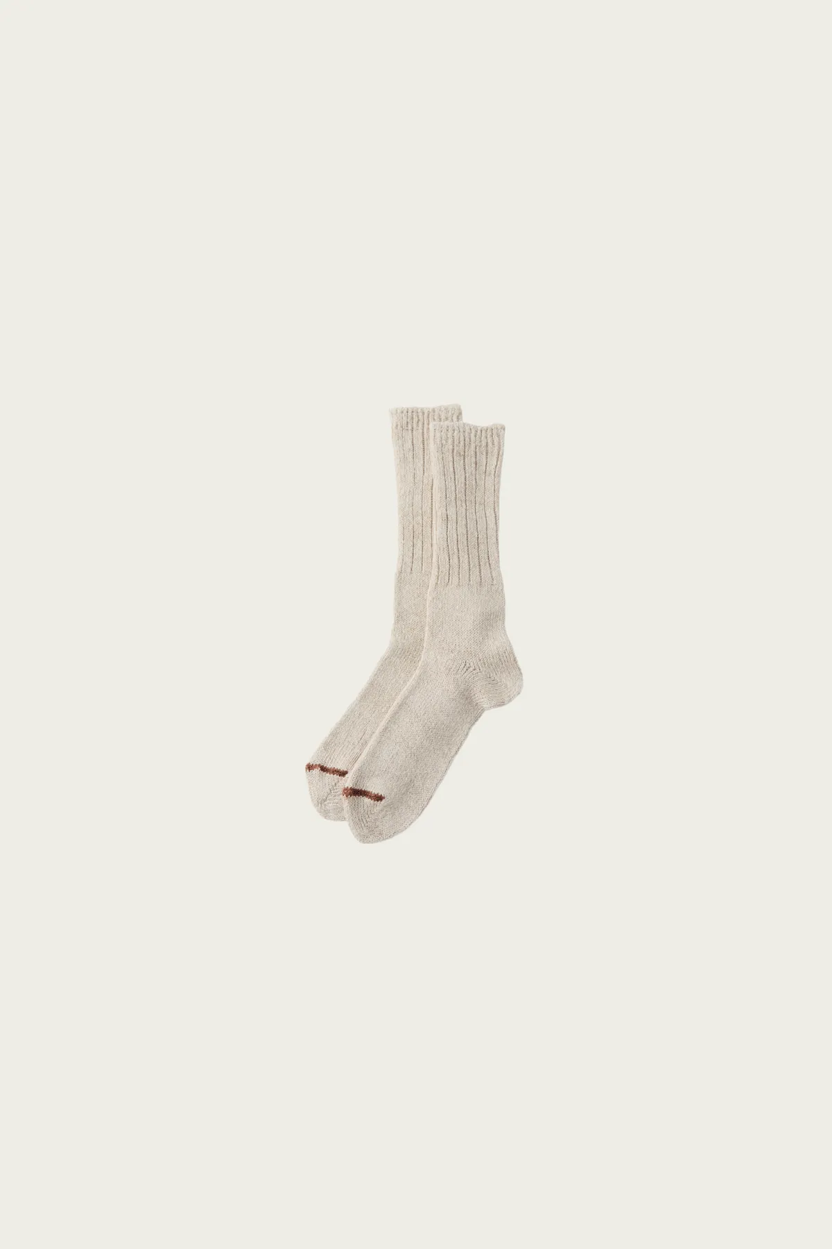 Linen Low Gauge Socks - Oatmeal sold by Canoe Club