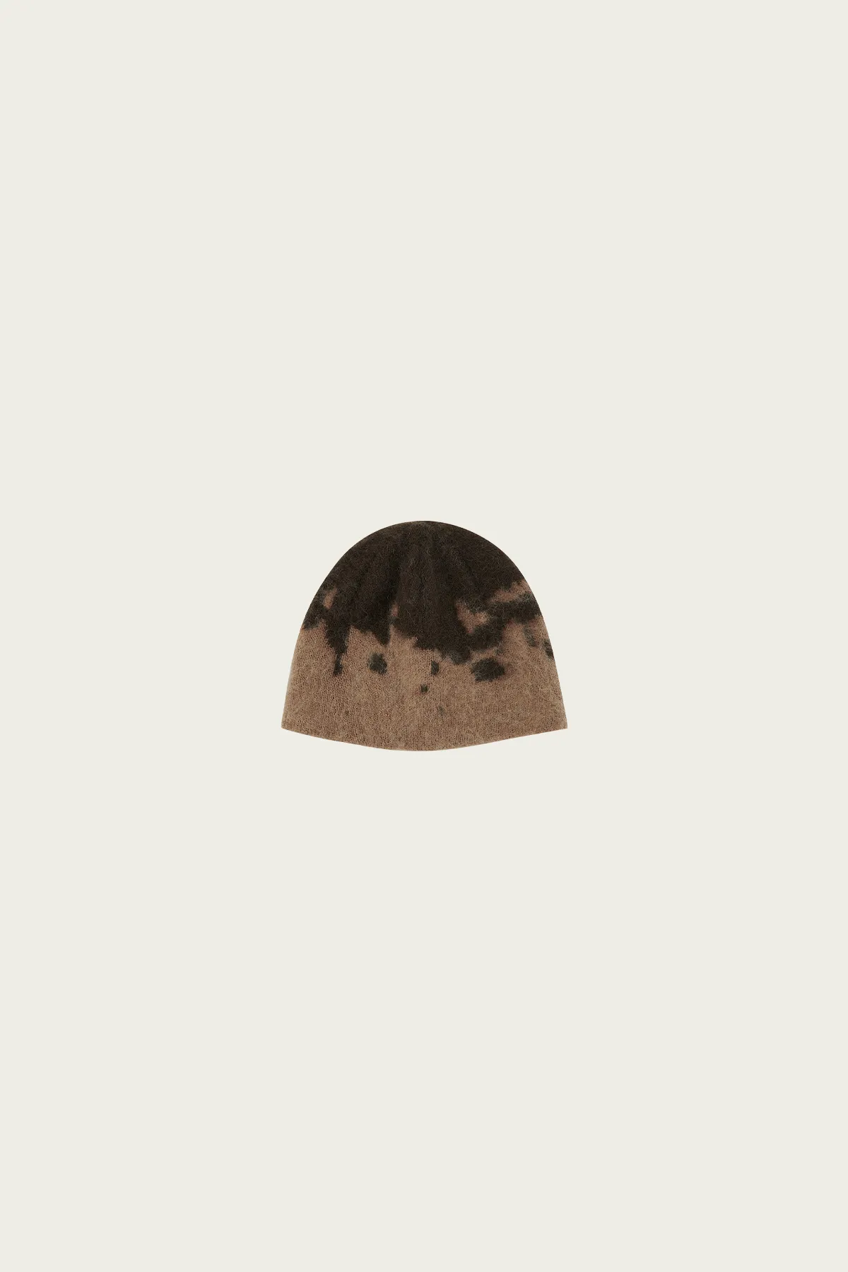 Mohair Splatter Beanie - Taupe Splatter sold by Canoe Club