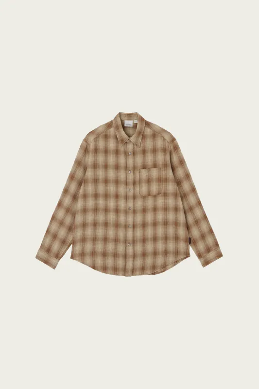 Piled Flannel Shirt - Sand made by Gramicci