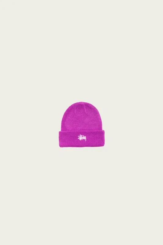 Basic Cuff Beanie - Violet made by Stussy