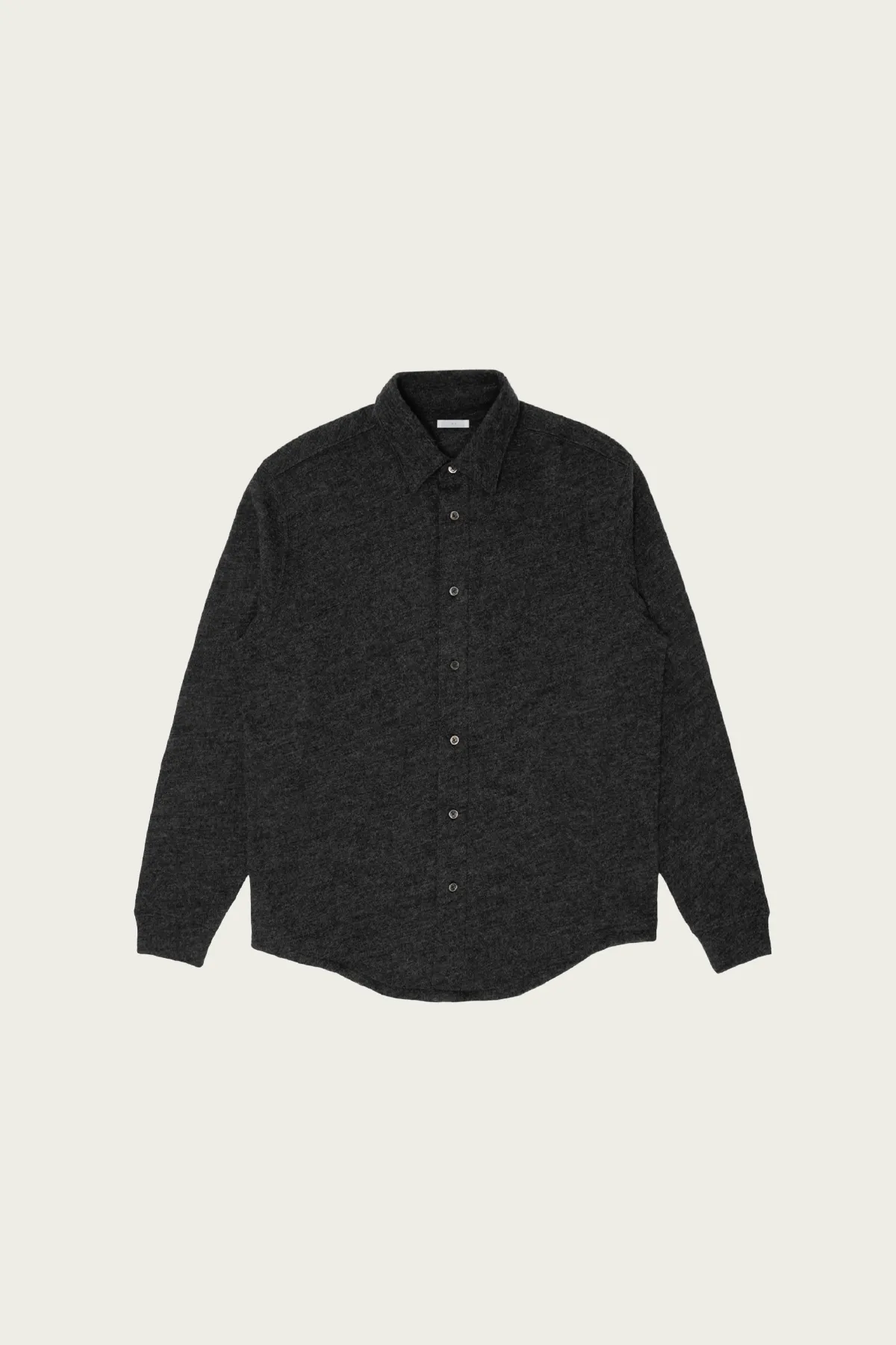 Crater Wool Button Up - Charcoal sold by Canoe Club