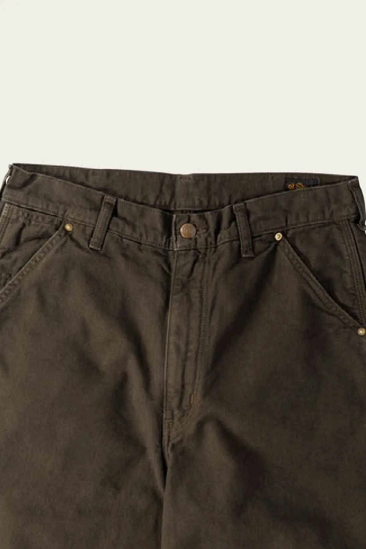 Dad's Fit Oxford Painter Pants - Coffee Brown sold by Canoe Club product image thumbnail 2