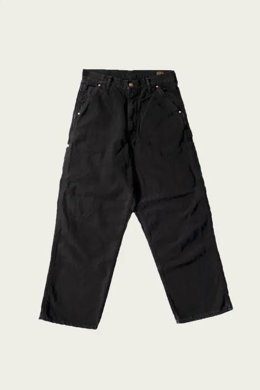 Dad's Fit Oxford Painter Pants - Black made by orSlow