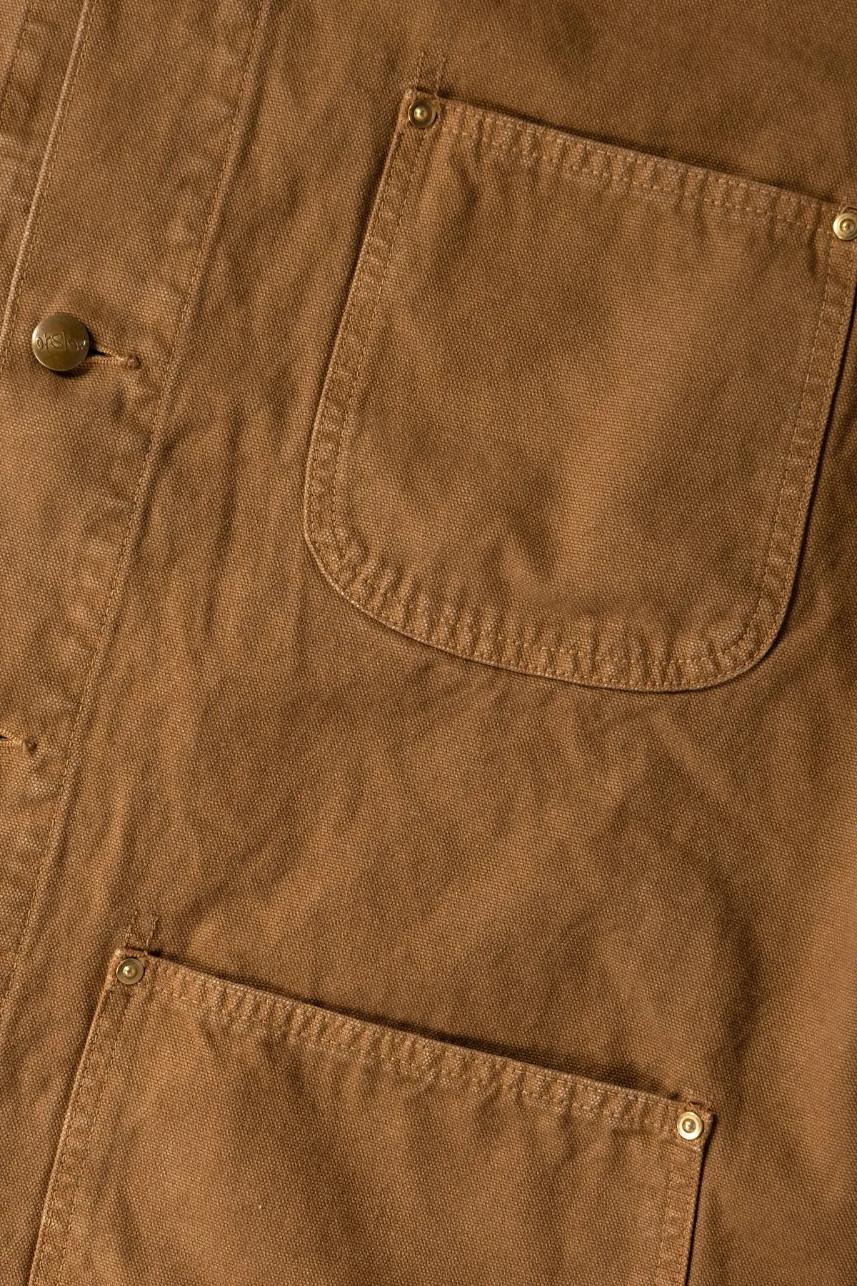Relaxed Fit Oxford Coverall - Brown sold by Canoe Club product image thumbnail 3