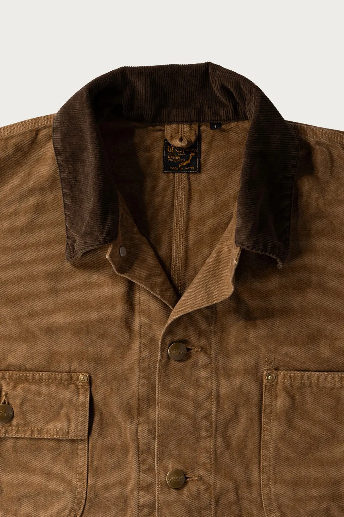 Relaxed Fit Oxford Coverall - Brown sold by Canoe Club product image thumbnail 2