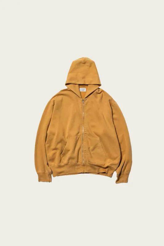 Zip Hoodie - Mustard made by Unlikely Dry Goods