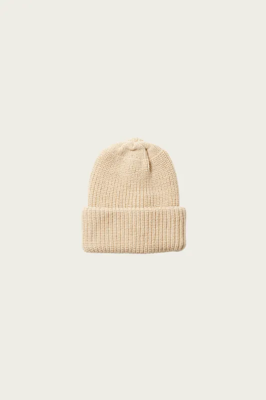 Cozy Chunky Beanie - Raw Beige made by ROTOTO