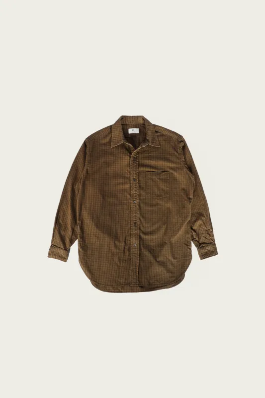 Check Workshirt - Khaki made by Herill