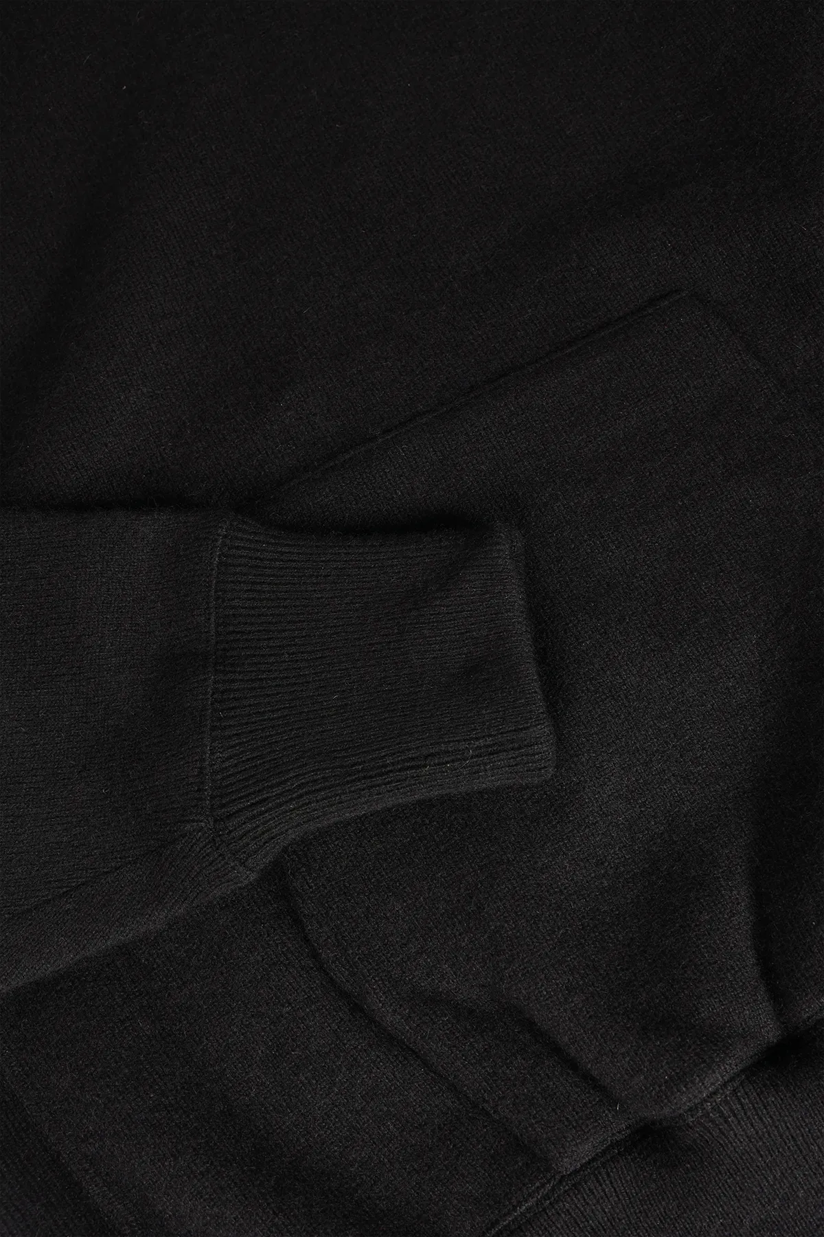 Golden Cashmere Hoodie - Black sold by Canoe Club product image thumbnail 3
