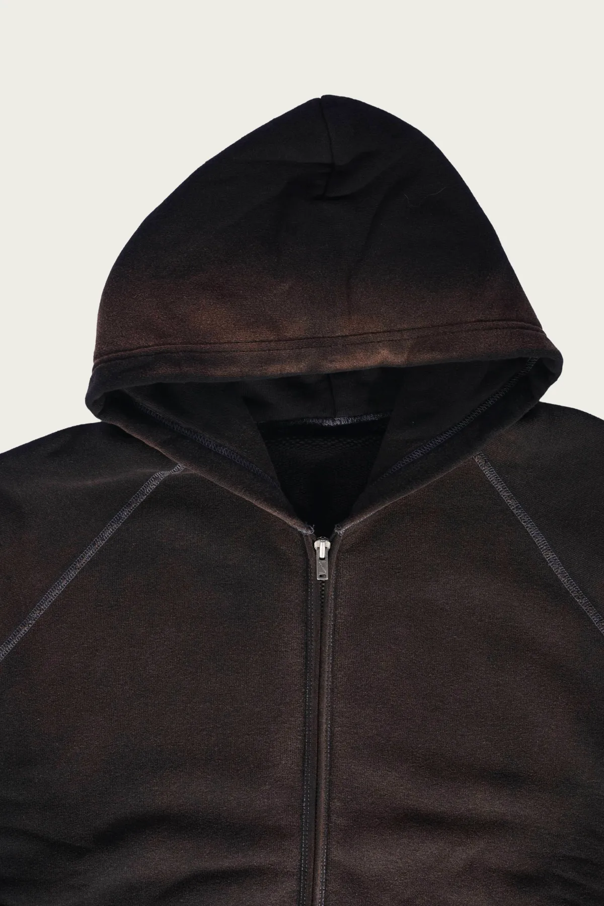Zip Up Hooded Sweatshirt - Black sold by Canoe Club product image thumbnail 2