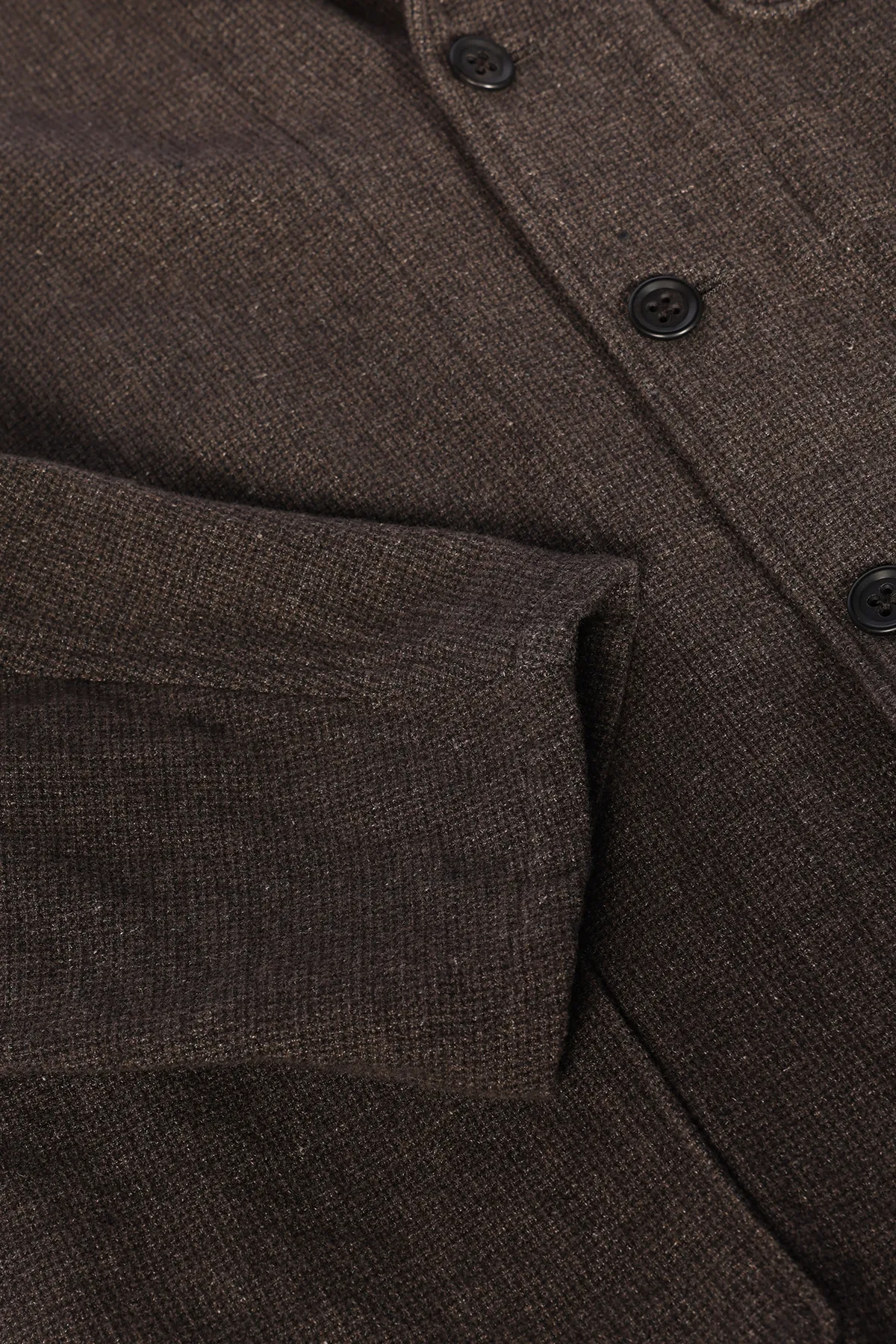 Paskal Tweed Workjacket - Charcoal Brown sold by Canoe Club product image thumbnail 3
